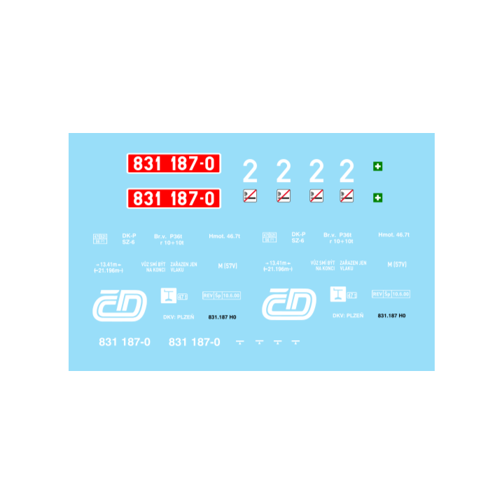 831.187-0 ČD 00.léta