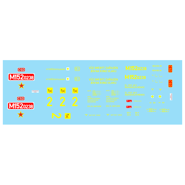 H0 - M152.0238 ČSD 70. léta