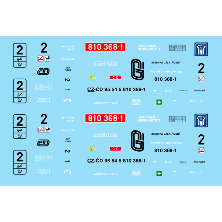 H0 - 810.368-1 ČD ODS