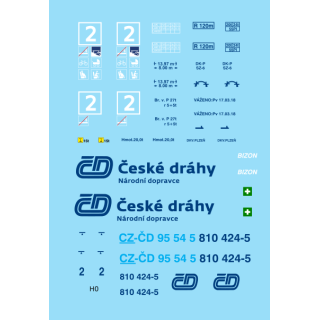 H0 - 810.424 ČD NB2 Bizon