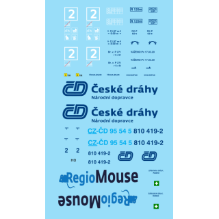 H0 - 810.419 ČD NB2 Regiomouse