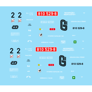 810.529 ČD červená-žlutá