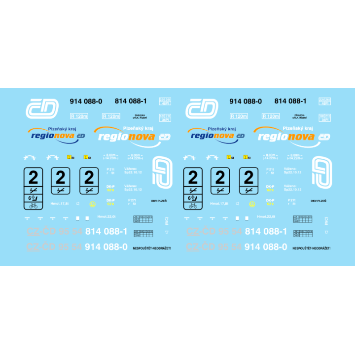 814.088 + 914.088 ČD