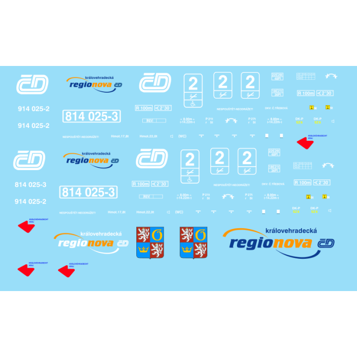 814.025 + 914.025 ČD