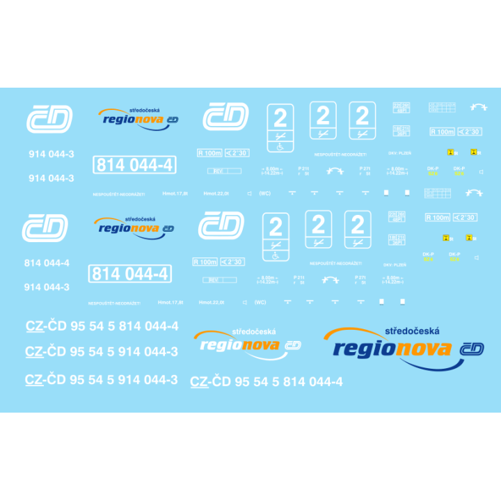 814.044 + 914.044 ČD