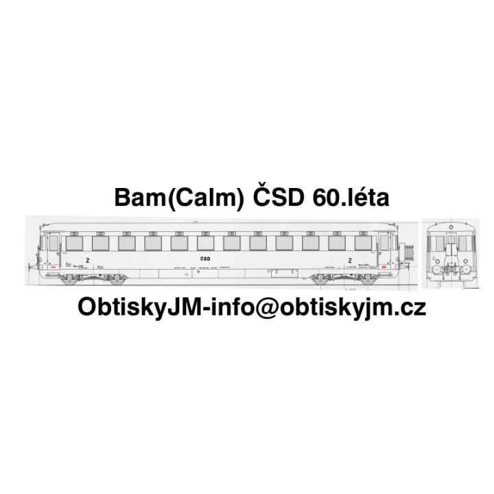 H0-Bam ČSD 60.léta Dom.st.Plzeň G.N. C