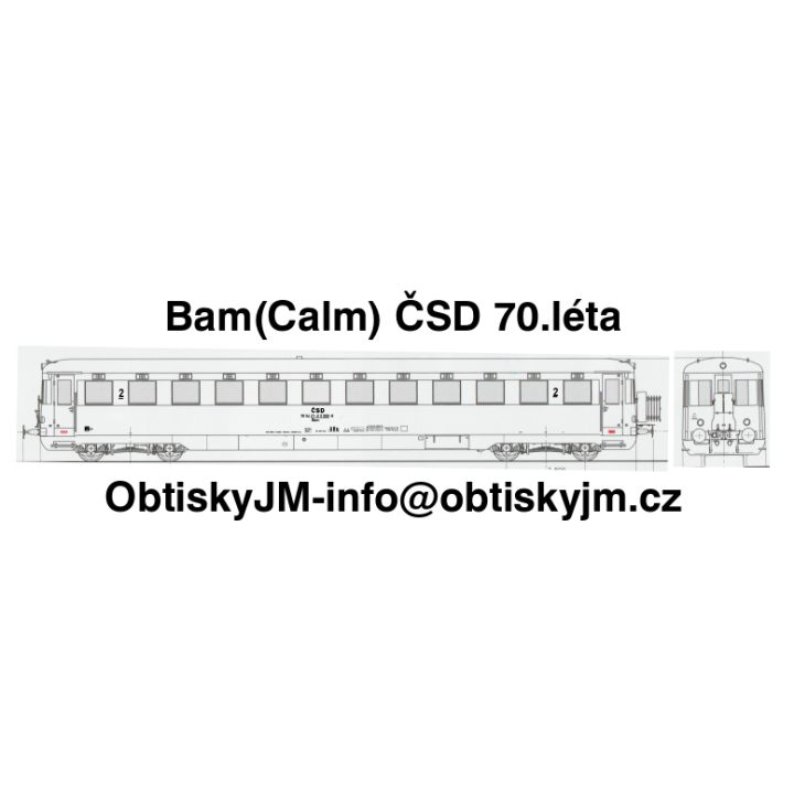 H0-Bam ČSD 70.léta Dom.st.Plzeň G.N. A