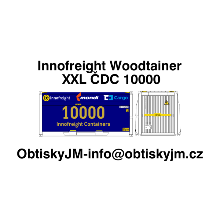 Innofreight Woodtainer XXL ČDC 10000 Innofreight Containers