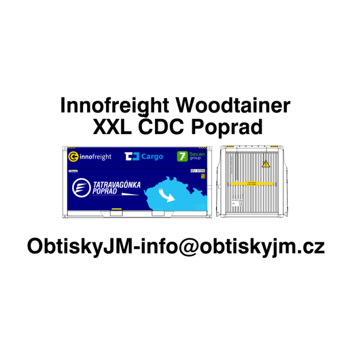 Innofreight Woodtainer XXL ČDC Poprad