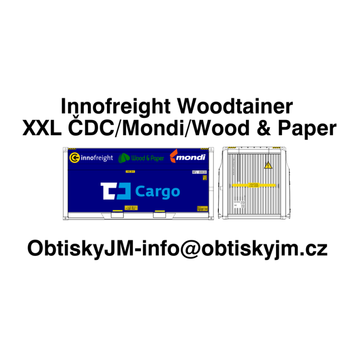 Innofreight Woodtainer XXL ČDC/Mondi/Wood & Paper B