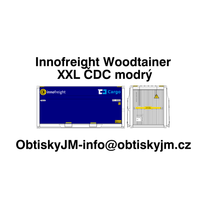Innofreight Woodtainer XXL ČDC modrý B