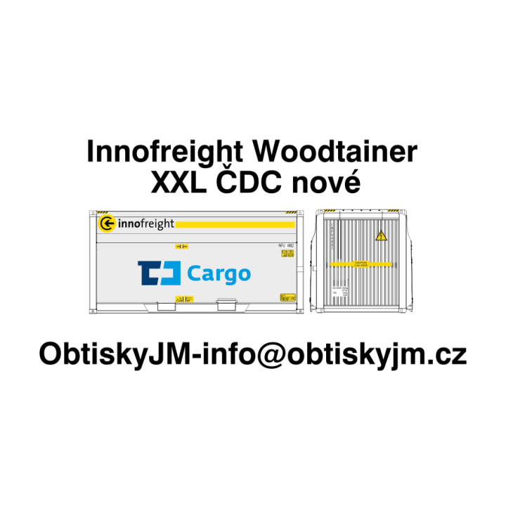Innofreight Woodtainer XXL ČDC nové logo B