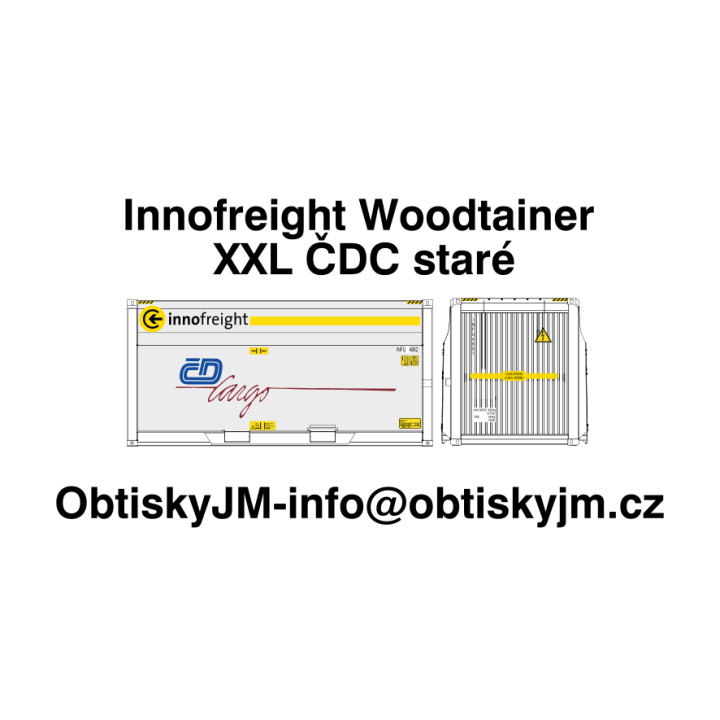 Innofreight Woodtainer XXL ČDC staré logo B