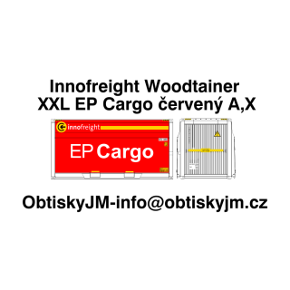 Innofreight Woodtainer XXL EP Cargo červený A,A