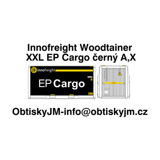Innofreight Woodtainer XXL EP Cargo černý A,B