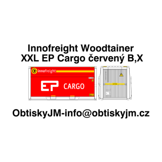 Innofreight Woodtainer XXL EP Cargo červený B,B