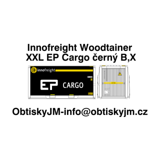 Innofreight Woodtainer XXL EP Cargo černý B,B