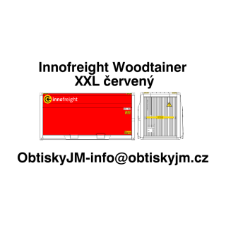 Innofreight Woodtainer XXL červený A