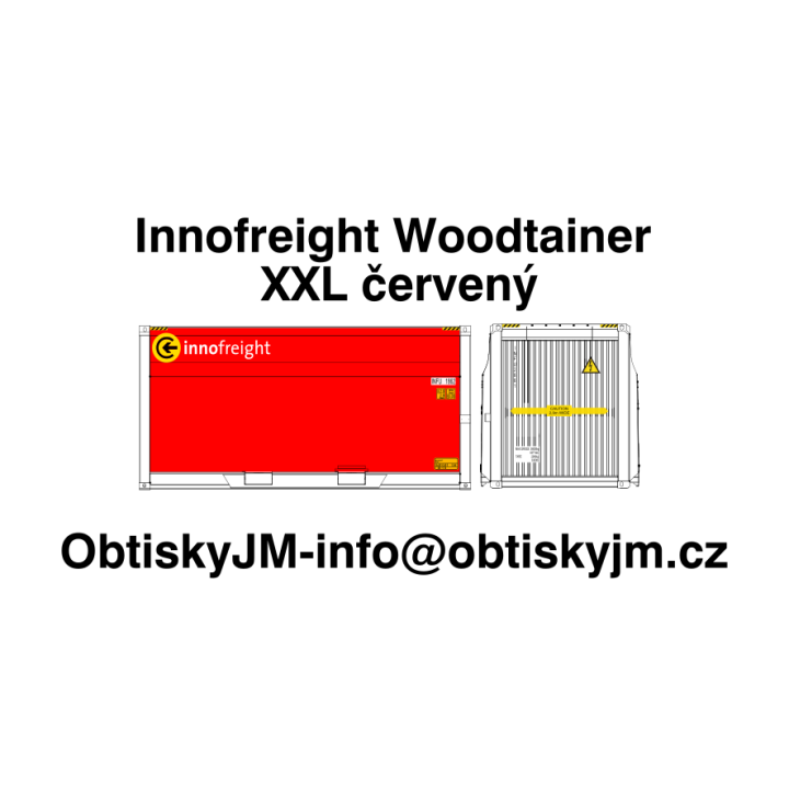 Innofreight Woodtainer XXL červený B