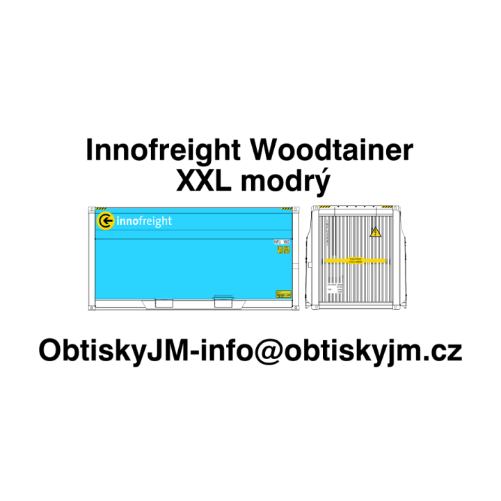 Innofreight Woodtainer XXL modrý A
