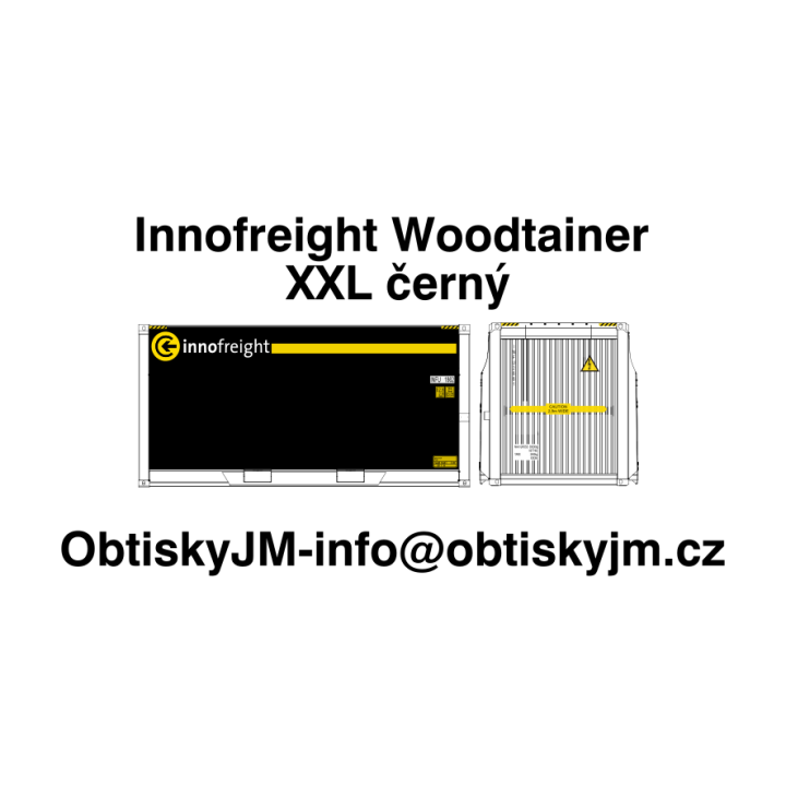 Innofreight Woodtainer XXL černý A