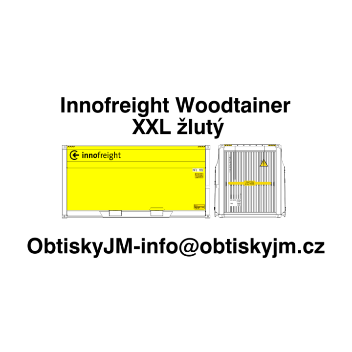 Innofreight Woodtainer XXL žlutý B