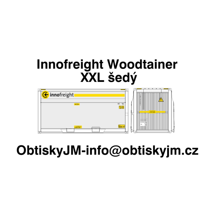 Innofreight Woodtainer XXL šedý B