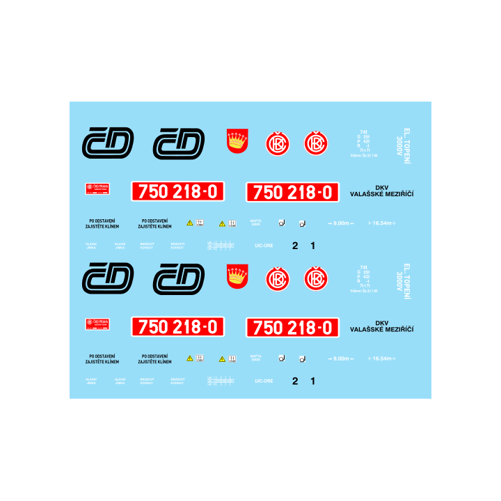 H0 - 750.218 ČD