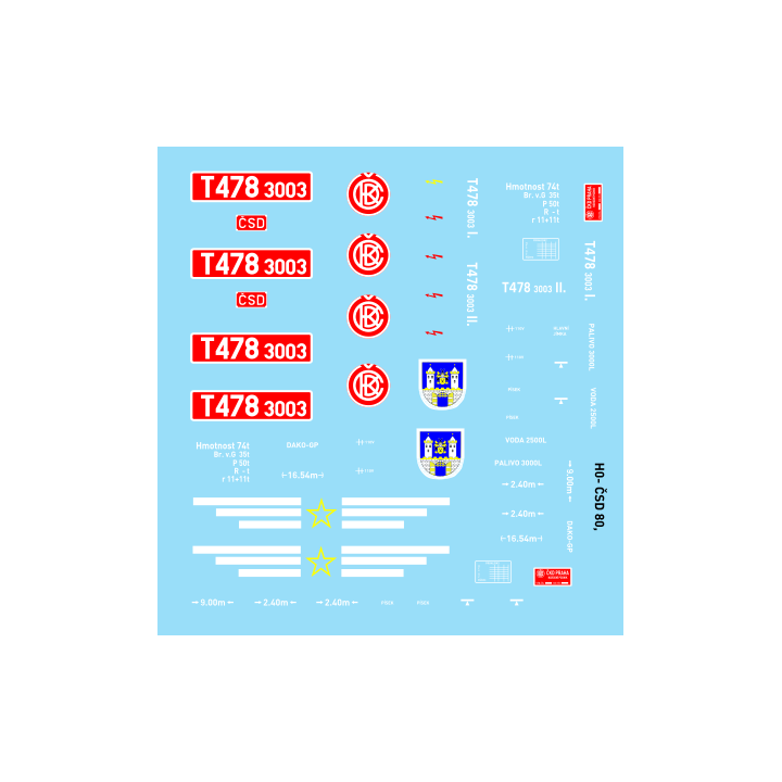 H0-T478.3003 ČSD 80.léta