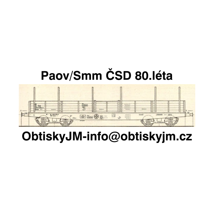 H0-Smm/Paov ČSD 80.let B