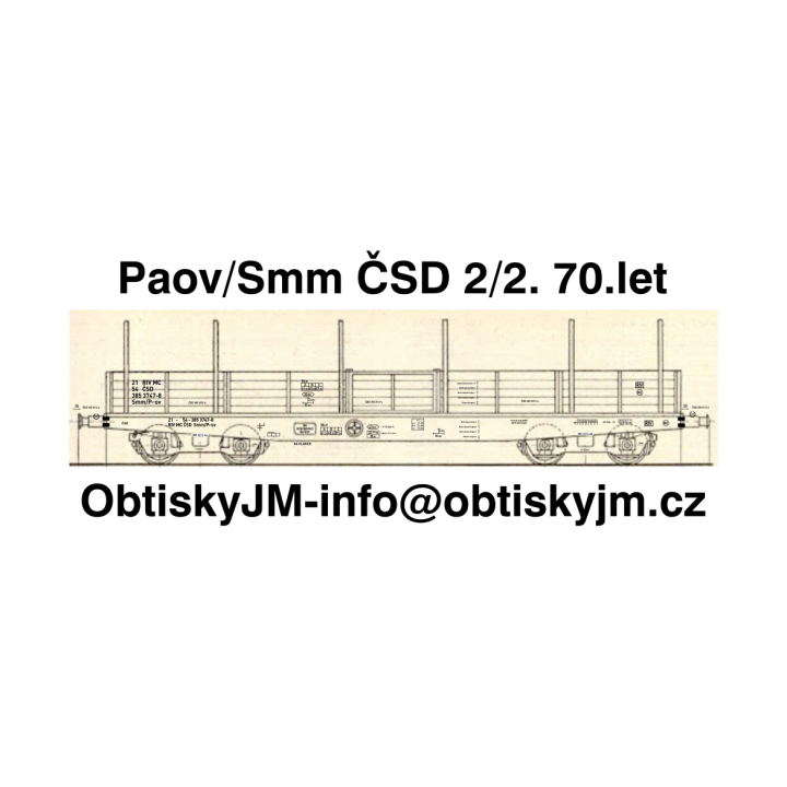 H0-Smm/Paov ČSD 2/2. 70.let A