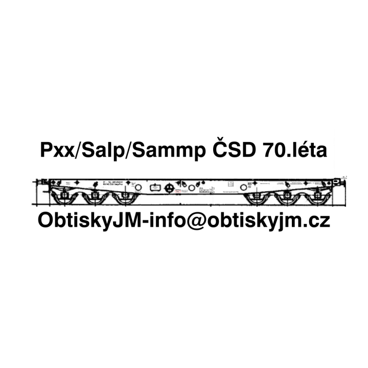 H0-Salp/Pxx ČSD 70.léta A