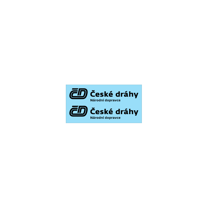 České dráhy národní dopravce černé