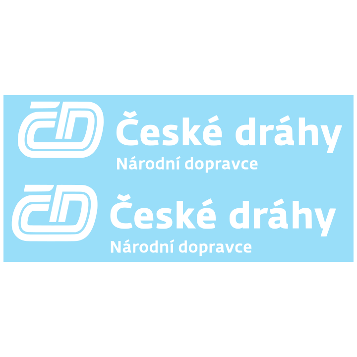 České dráhy národní dopravce bílé