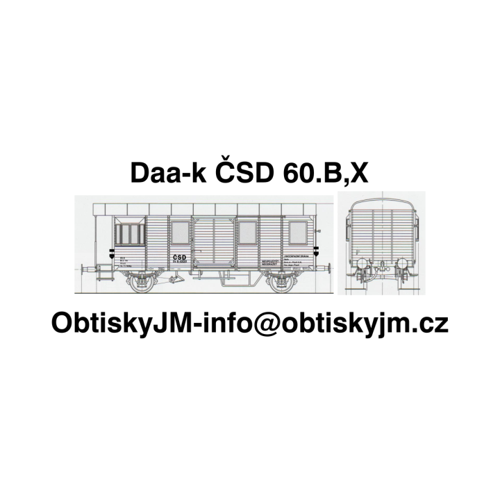 H0-Ds-ČSD 60.léta B,A