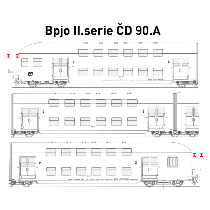 Bpjo II. série ČD 90. léta A