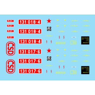 131.017+018 ČSD 80.léta