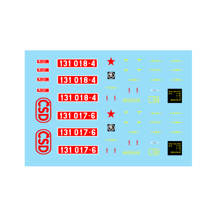 131.017+018 ČSD 80.léta