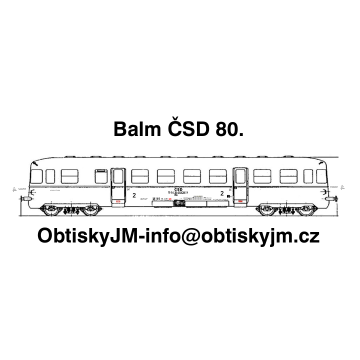 Balm ČSD 80.léta Dom.st.Klatovy, B