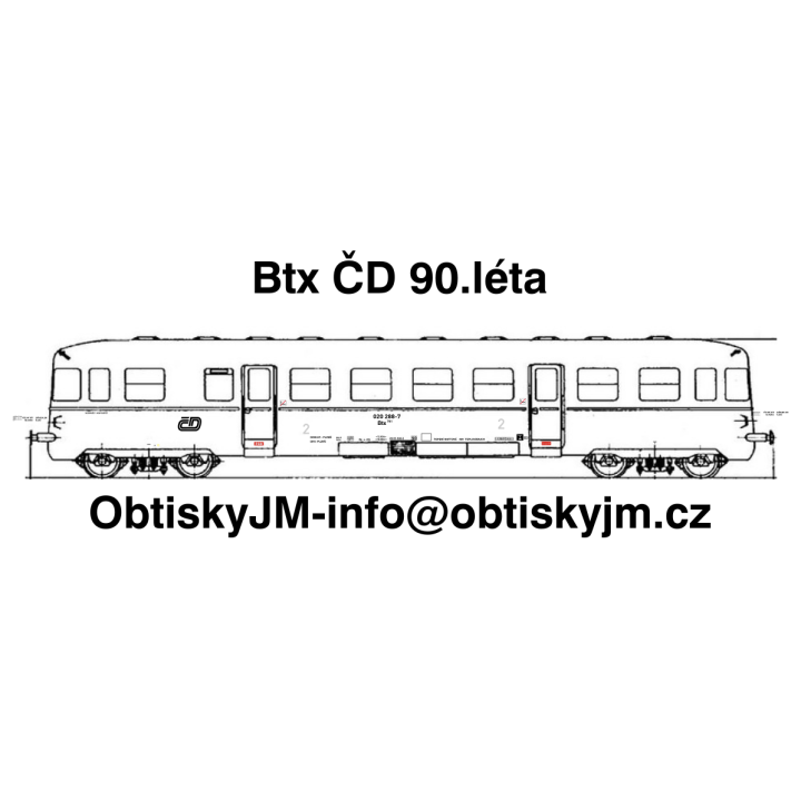 H0-Btx ČD 90.léta B