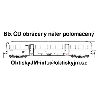 H0-Btx ČD 00. obrácený polomáčený  A