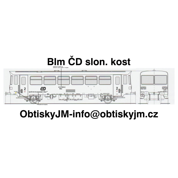 010 ČD slonová kost, Dom.st. Plzeň, B