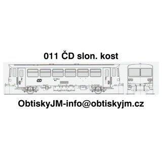 011 ČD slonová kost, Dom.st. RAKOVNÍK, B