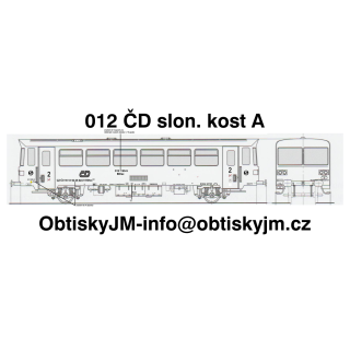 012 ČD slonová kost, Dom.st. Č. Budějovice, A
