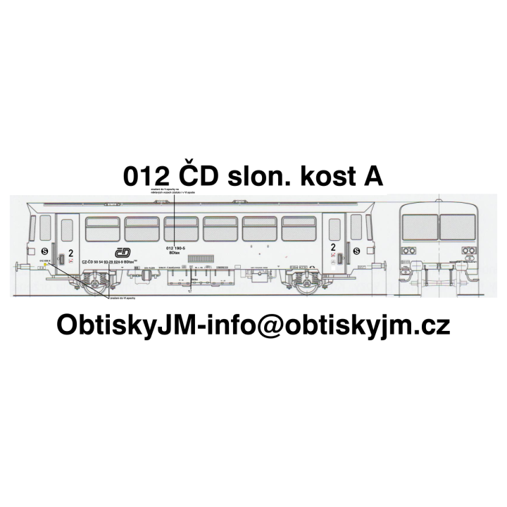012 ČD slonová kost, Dom.st. Č. Budějovice, A