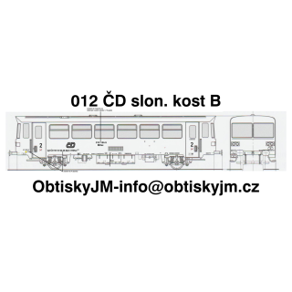 012 ČD slonová kost, Dom.st. Č. Budějovice, B