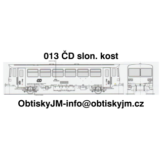 013 ČD slonová kost, Dom.st. Č. Budějovice, A, VI.epocha