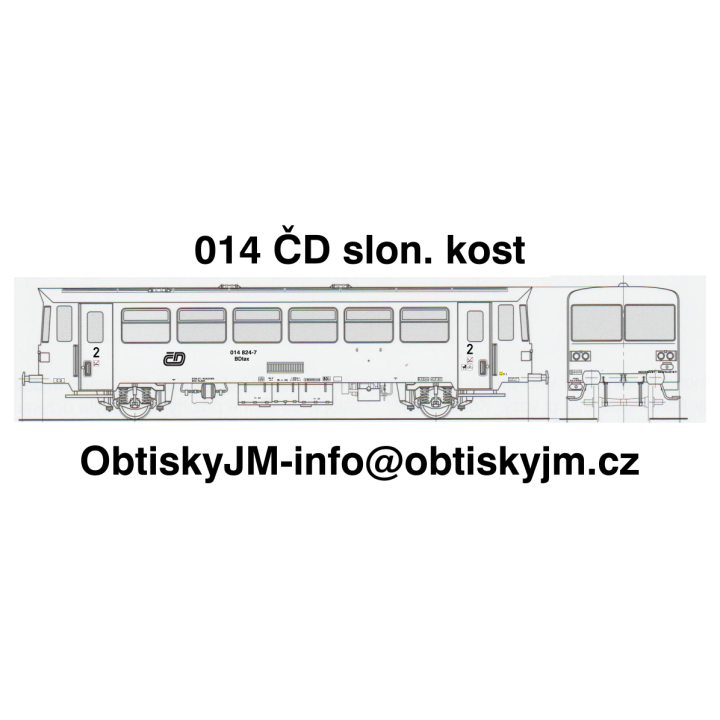 014 ČD slonová kost, Dom.st. RAKOVNÍK, A