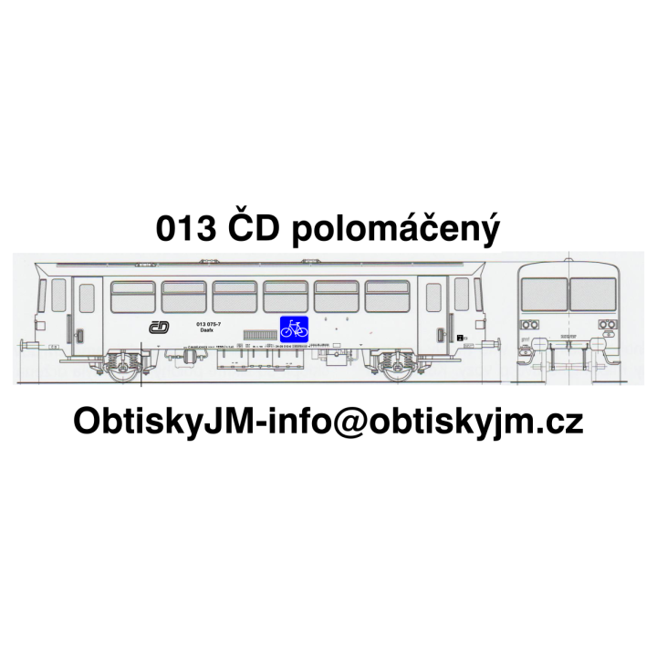 013 ČD polo máčený , Dom.st. Č. Budějovice, A