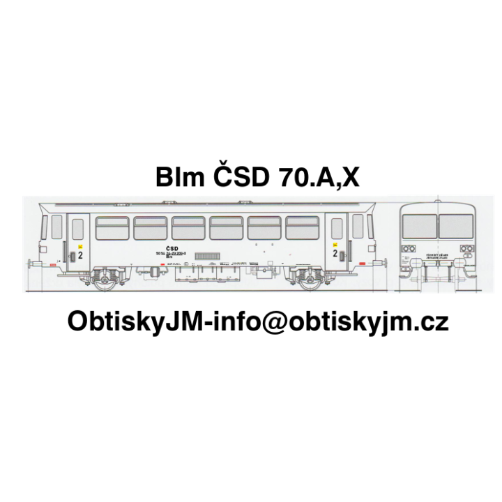 Blm ČSD 1.pol. 70.let Dom.st. Rakovník, A